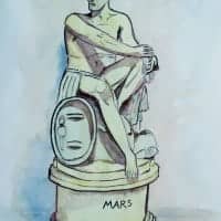 540413 Mars Statue