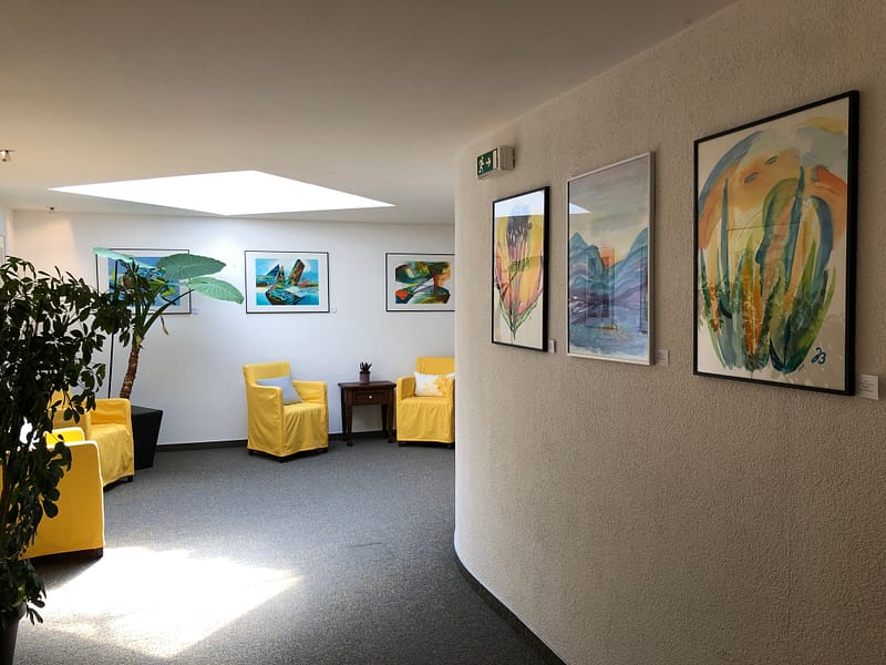 Ausstellung im Seehotel Brandauer "Seenlandschaften und Farbenspiele"