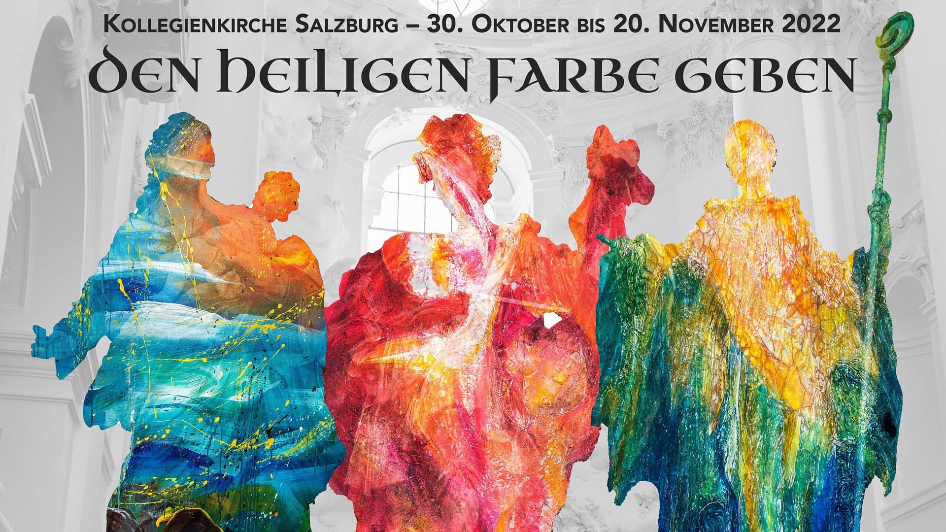 Einladung zur Ausstellung in der Kollegienkirche Salzburg